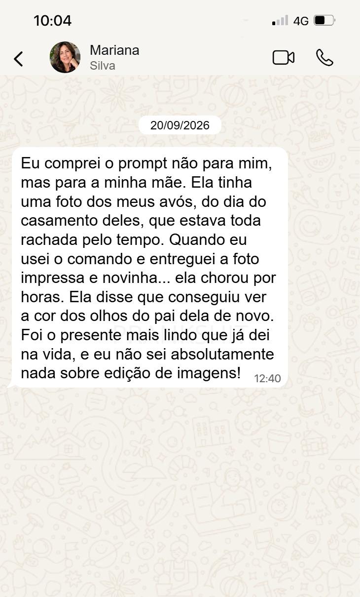 Depoimento da Mariana S. sobre o Retrato Eterno